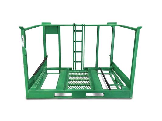 chất lượng  Mild Steel Q235 1.5T Capacity unfolding Stackable Steel Pallets nhà máy sản xuất