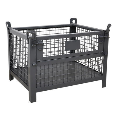 chất lượng  Workshop 1.5T Capacity 1200mm Height Collapsible Metal Cage nhà máy sản xuất