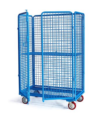 Độ bóng cao 6.0mm Xe đẩy container cuộn lưới 50 * 100