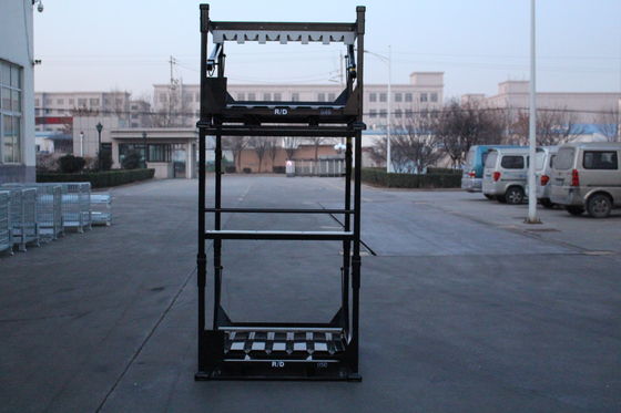 Pallet vận chuyển thép ống vuông 4 chiều màu đen