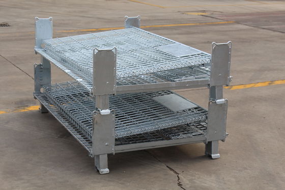 Logistics kẽm tráng 1000kg 50 * 100mm Hộp lưới thép
