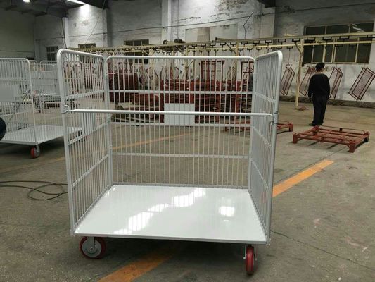 Độ bóng cao 6.0mm Xe đẩy container cuộn lưới 50 * 100