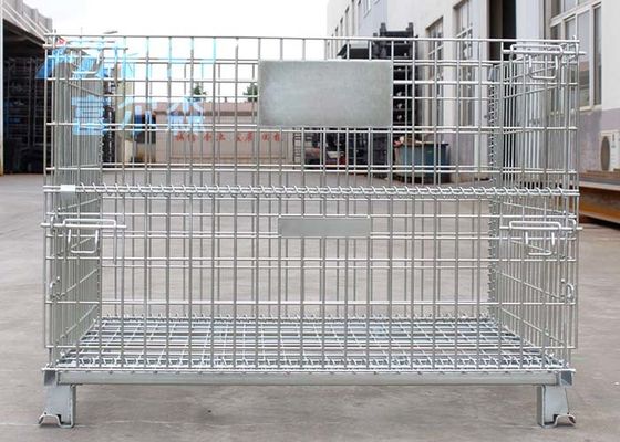 Vận chuyển 5/1 Khả năng xếp chồng lên nhau Hộp lưới thép mạ kẽm RAL