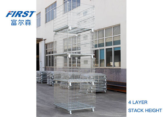 Vận chuyển 5/1 Khả năng xếp chồng lên nhau Hộp lưới thép mạ kẽm RAL