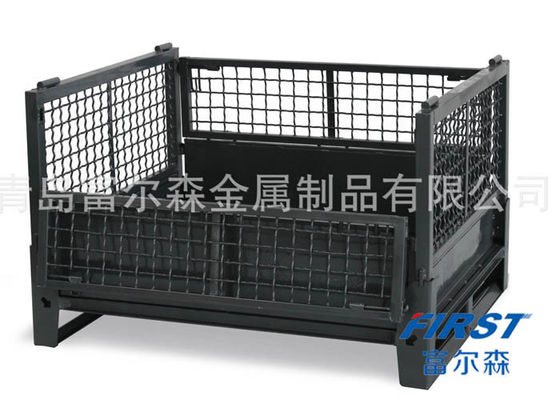 Lồng kim loại có thể gập lại có thể khóa màu đen 50 * 100mm 1500KG