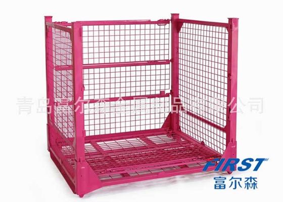 ISO RAL mạ kẽm 110kg 4 lớp Lồng dây thép có thể xếp chồng lên nhau