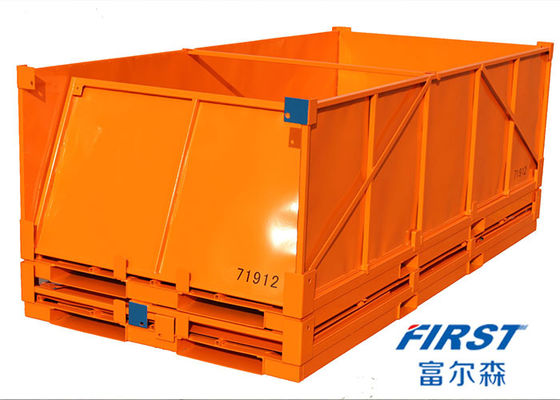 Hộp Pallet kim loại thép 2 tấn mạ điện nhẹ 2.0mm