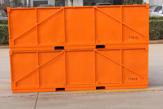 Hộp Pallet kim loại thép 2 tấn mạ điện nhẹ 2.0mm
