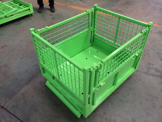 Siêu thị 50 * 50mm Lưới 0,6mm Lồng kim loại có thể thu gọn