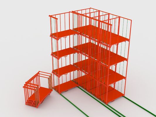 Giá đỡ bằng thép có thể xếp chồng lên nhau chiều cao 1800mm được mạ kẽm nhúng nóng