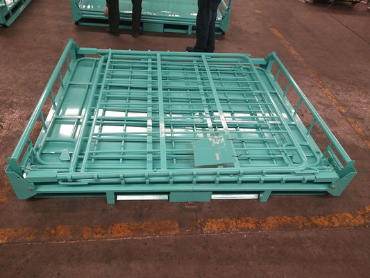Tiếp cận ngã ba 50 * 100mm Lưới 6,0mm Dây kim loại Lồng Pallet
