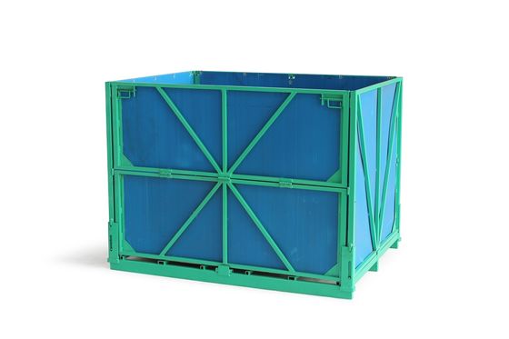 Pallet thép hộp có thể thu gọn ISO