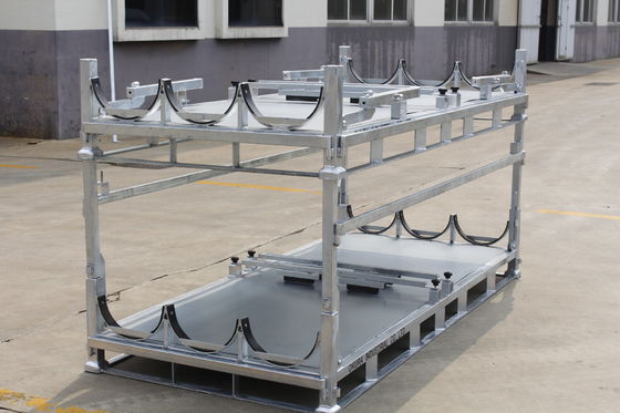 Pallet thép kẽm nhúng nóng 1500KGS có thể gập lại