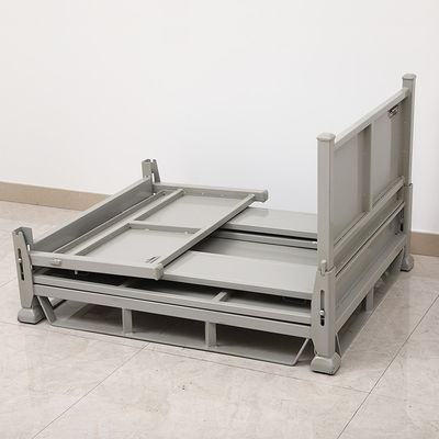 Lồng Pallet kim loại xếp chồng 4 lớp CE sơn tĩnh điện