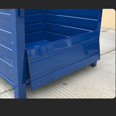 Hộp Pallet kim loại thép 2 tấn mạ điện nhẹ 2.0mm