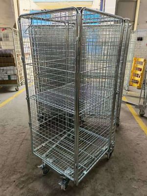 Thùng chứa con lăn nhẹ mạ kẽm nhúng nóng